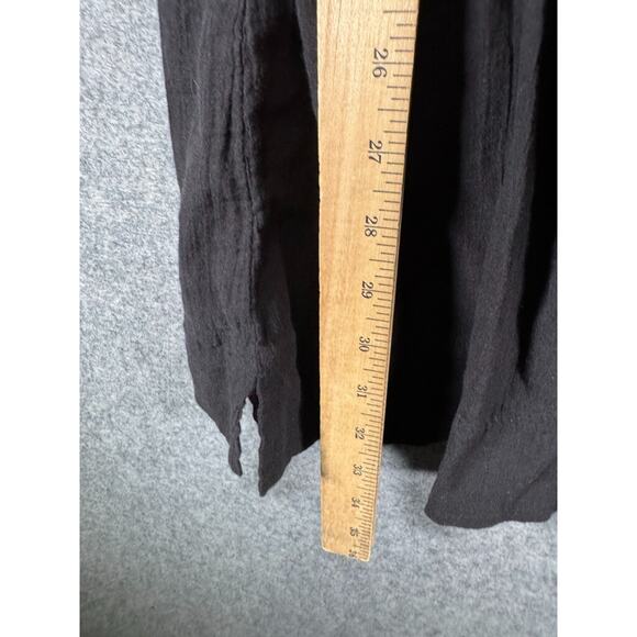 American Eagle Dress Women 8 Black Lightweight‎ Peasant Boho Embroidered Mini - Picture 6 of 8